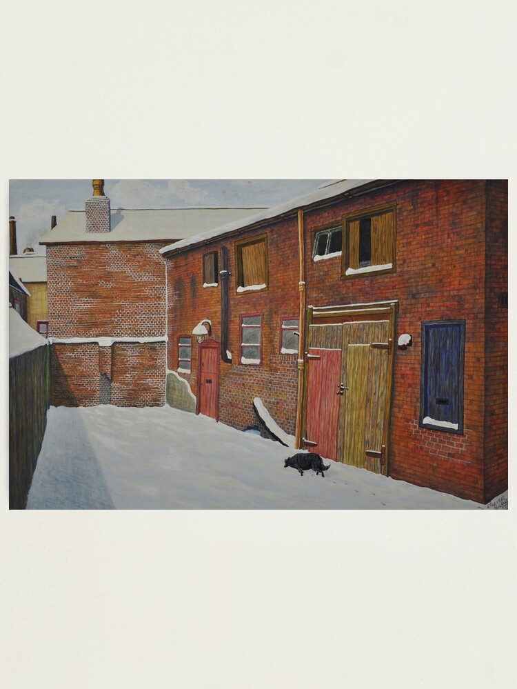 Alternate view of The beginning “The Mews” by Clarice Hall Pomfret Art Photographic Print