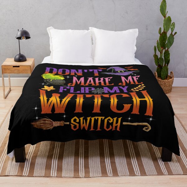 Item preview, Don't Make Me Flip My Witch Switch Halloween pumpkin scary funny vintage cool spooky designed and sold by beckadamr.