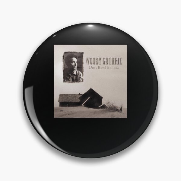 Item preview, Woody Guthrie Dusty Bowl Ballads Album Cover. designed and sold by gennalyne.