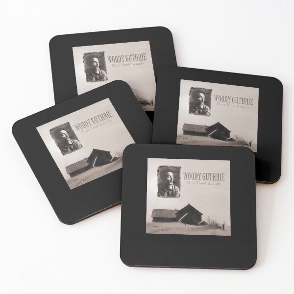 Item preview, Woody Guthrie Dusty Bowl Ballads Album Cover. designed and sold by gennalyne.