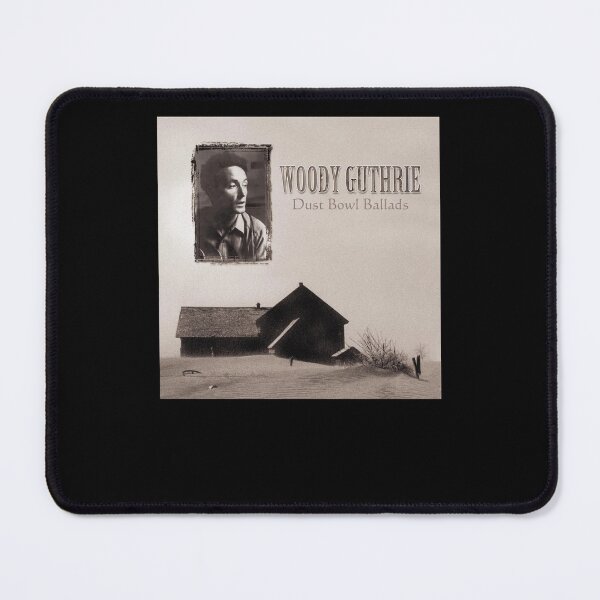 Item preview, Woody Guthrie Dusty Bowl Ballads Album Cover. designed and sold by gennalyne.
