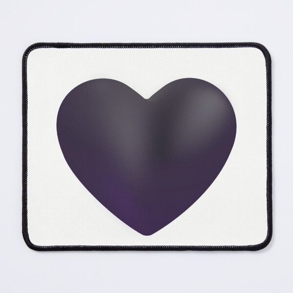 Item preview, Black Heart Emoji - optimized designed and sold by abroadDesigns.