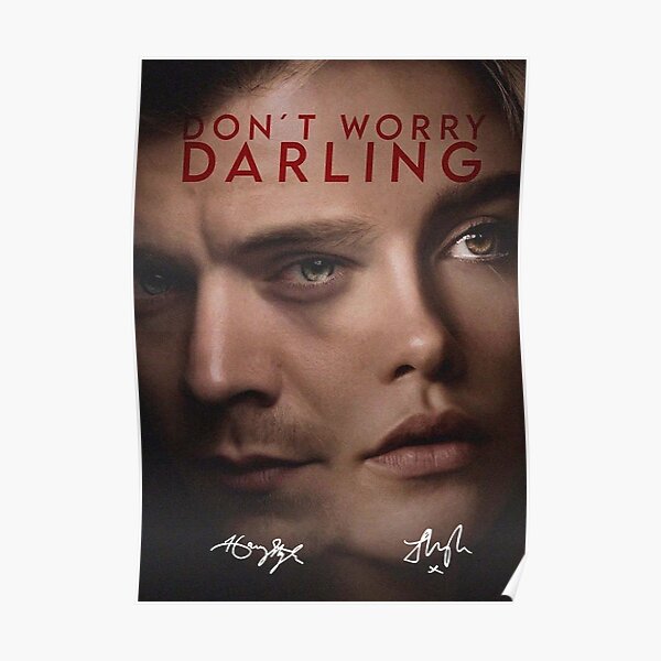 Don't Worry Darling Poster with Signatures Poster