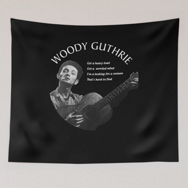 Item preview, Woody Guthrie Hard Travelin designed and sold by gennalyne.