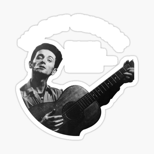 Artikel-Vorschau von Woody Guthrie Hard Travelin, designt und verkauft von gennalyne.