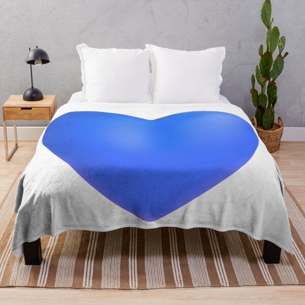 Item preview, Blue Heart Emoji - Large designed and sold by abroadDesigns.