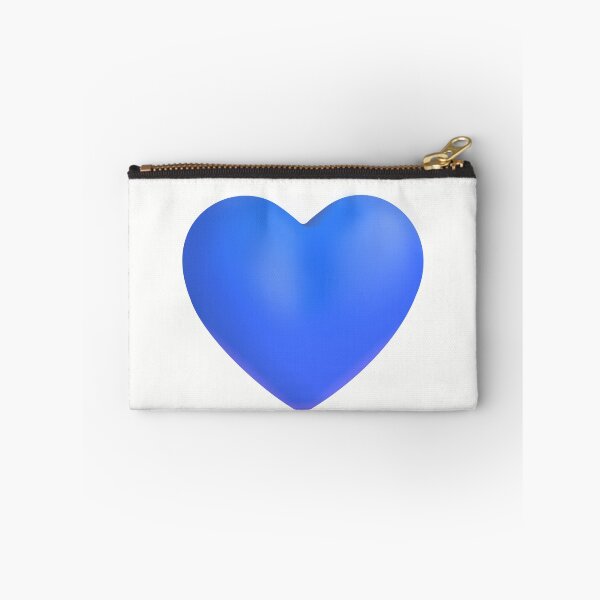 Item preview, Blue Heart Emoji - optimized designed and sold by abroadDesigns.