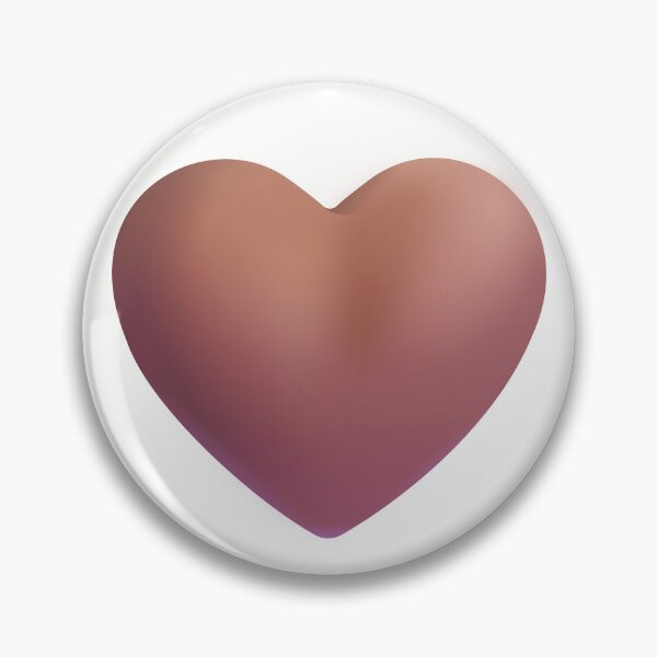 Item preview, Brown heart emoji - optimized designed and sold by abroadDesigns.