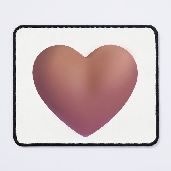 Item preview, Brown heart emoji - optimized designed and sold by abroadDesigns.