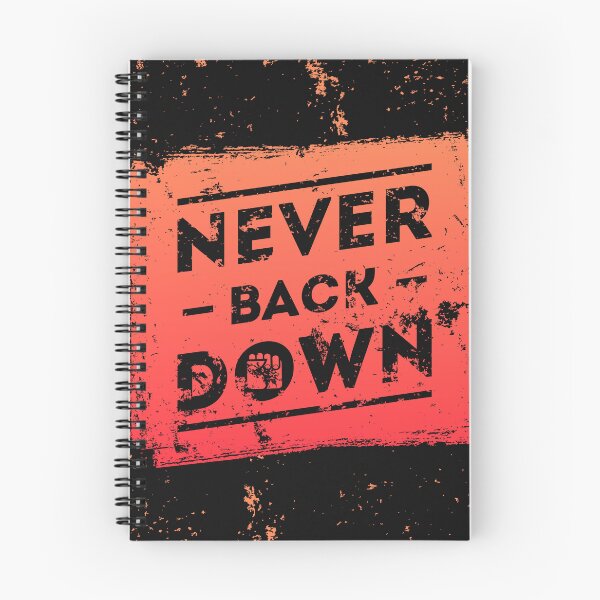 Item preview, Never back Down designed and sold by Foyod-com.