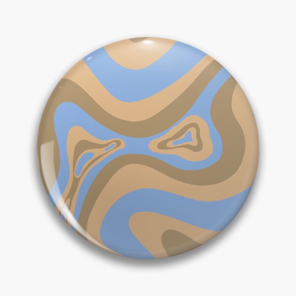 Item preview, Blue and sand abstract swirl designed and sold by SimplePoDesign.