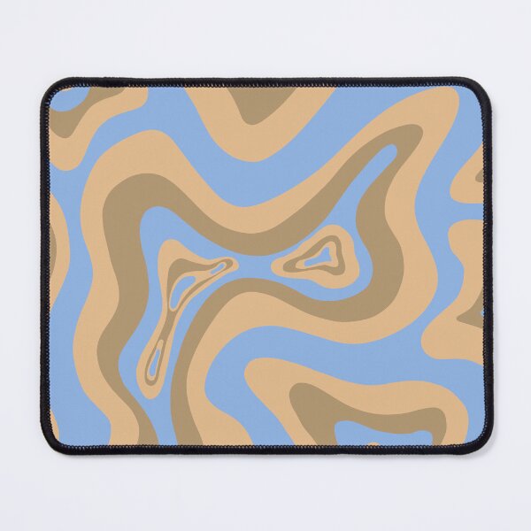 Item preview, Blue and sand abstract swirl designed and sold by SimplePoDesign.