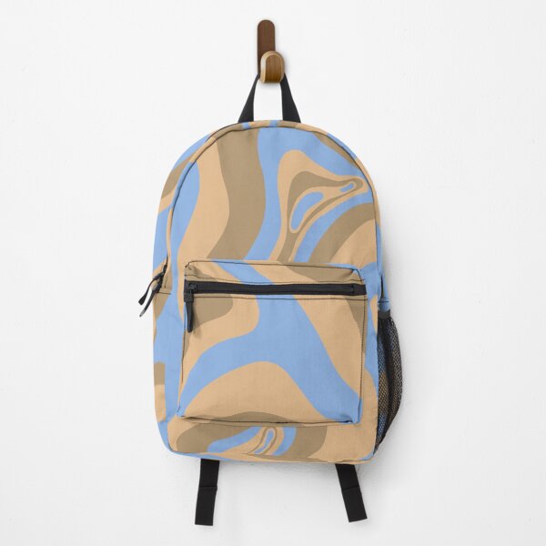 Item preview, Blue and sand abstract swirl designed and sold by SimplePoDesign.