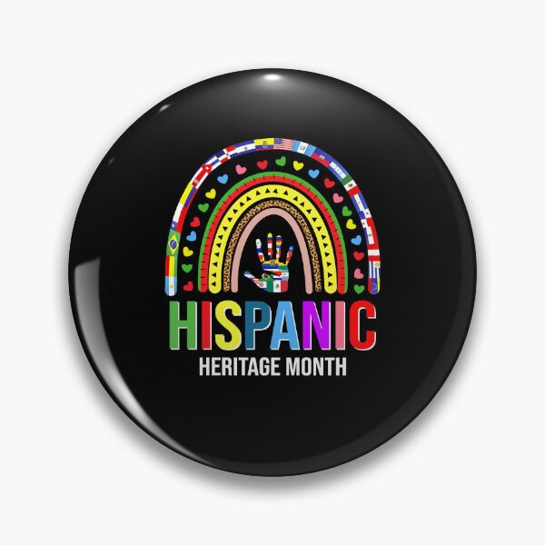 Item preview, Hispanic Heritage Month Rainbow colorful funny cute national designed and sold by beckadamr.