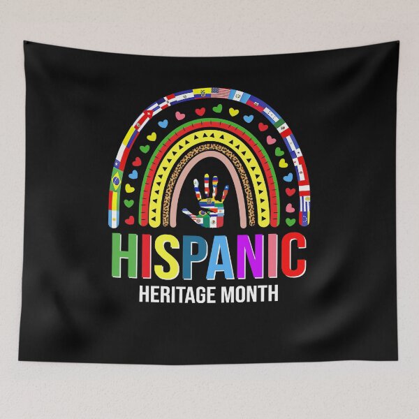 Item preview, Hispanic Heritage Month Rainbow colorful funny cute national designed and sold by beckadamr.