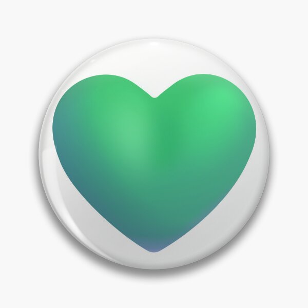 Item preview, Green Heart Emoji - optimized designed and sold by abroadDesigns.