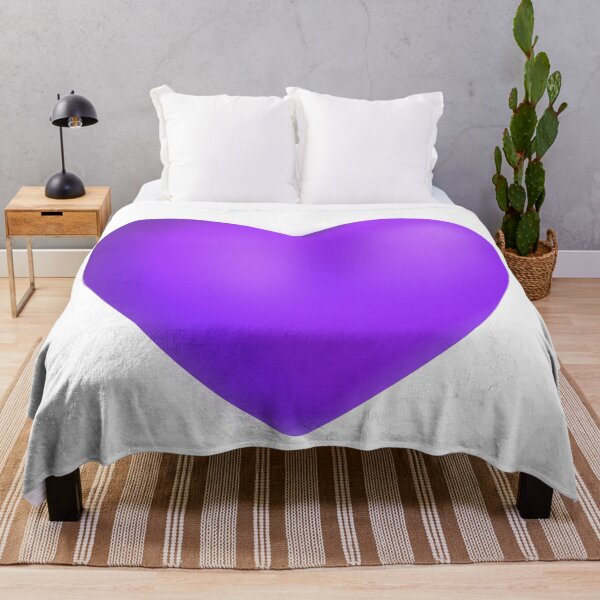 Item preview, Purple heart emoji - large designed and sold by abroadDesigns.