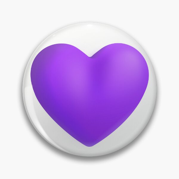 Item preview, Purple heart emoji - optimized designed and sold by abroadDesigns.