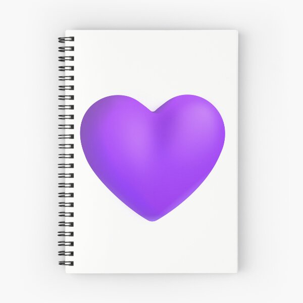 Item preview, Purple heart emoji - optimized designed and sold by abroadDesigns.