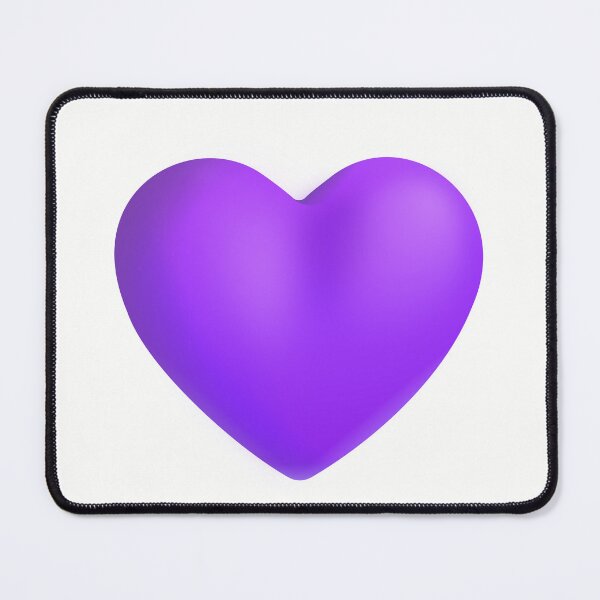 Item preview, Purple heart emoji - optimized designed and sold by abroadDesigns.