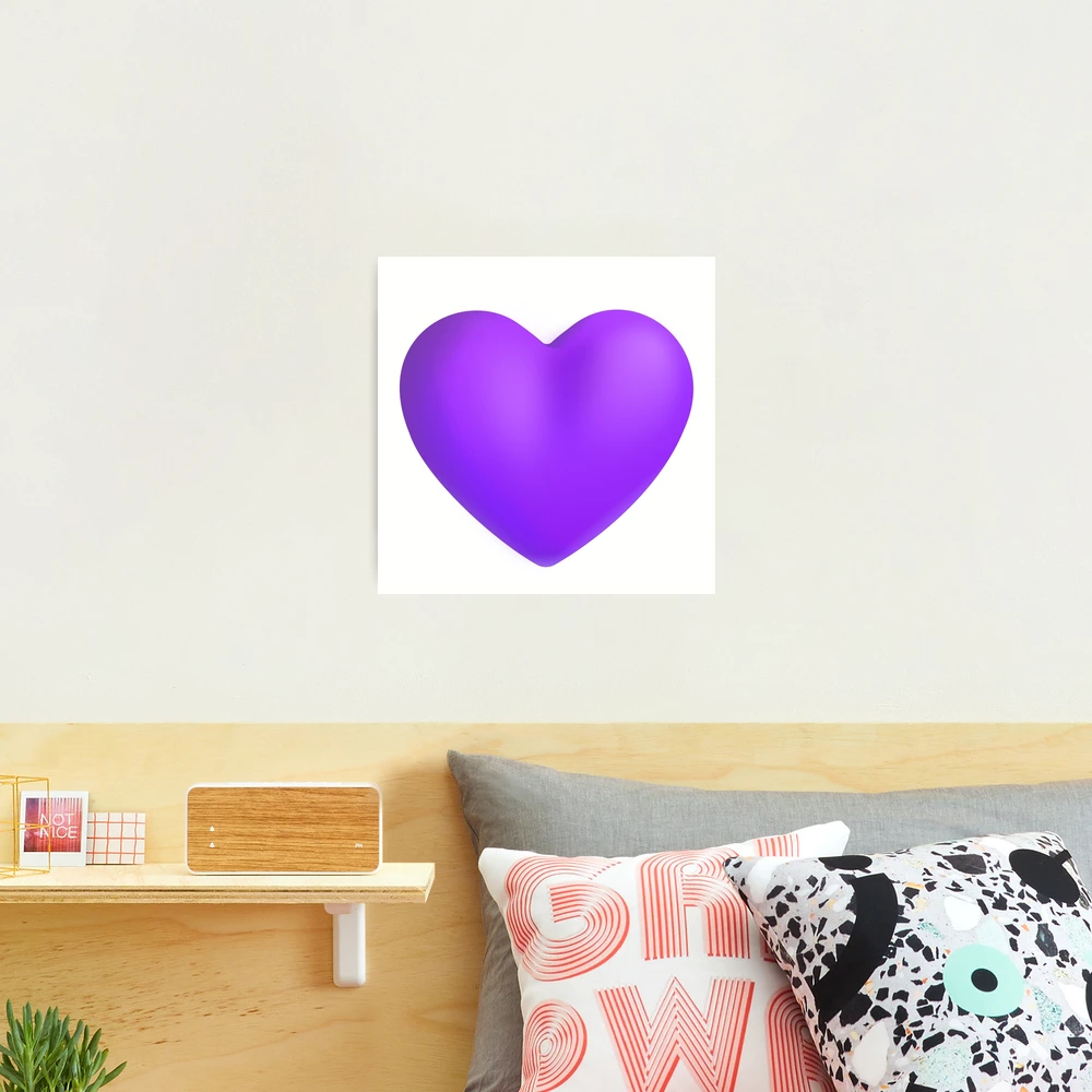 Heart Emoji Wall Sticker - TenStickers