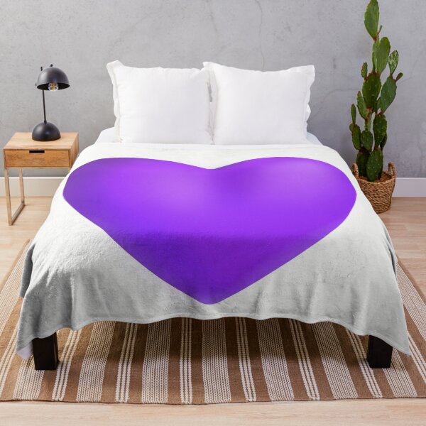 Item preview, Purple heart emoji - optimized designed and sold by abroadDesigns.