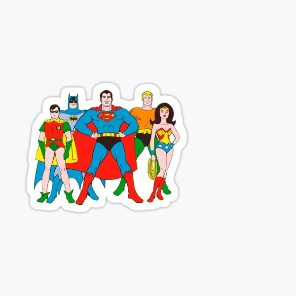 Item preview, super friends designed and sold by micorreo.