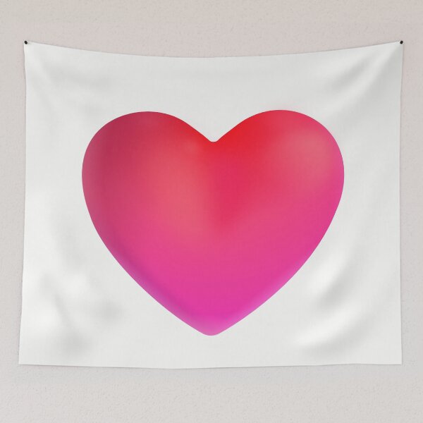 Item preview, Red heart emoji - optimized designed and sold by abroadDesigns.