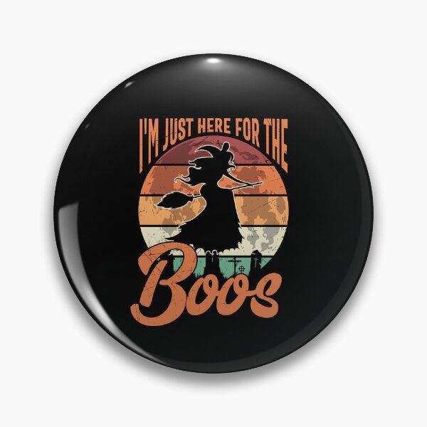 Item preview, I'M JUST HERE FOR THE BOOS RETRO VINTAGE designed and sold by SAFREN.