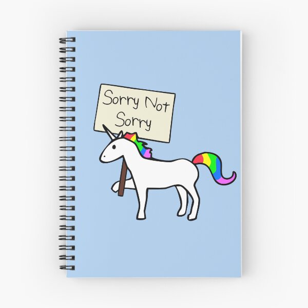 Item preview, Sorry Not Sorry Unicorn designed and sold by jezkemp.