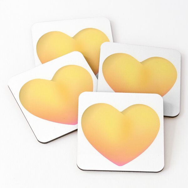 Item preview, Yellow Heart Emoji - Large designed and sold by abroadDesigns.