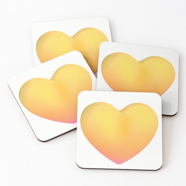 Item preview, Yellow Heart Emoji - optimized designed and sold by abroadDesigns.