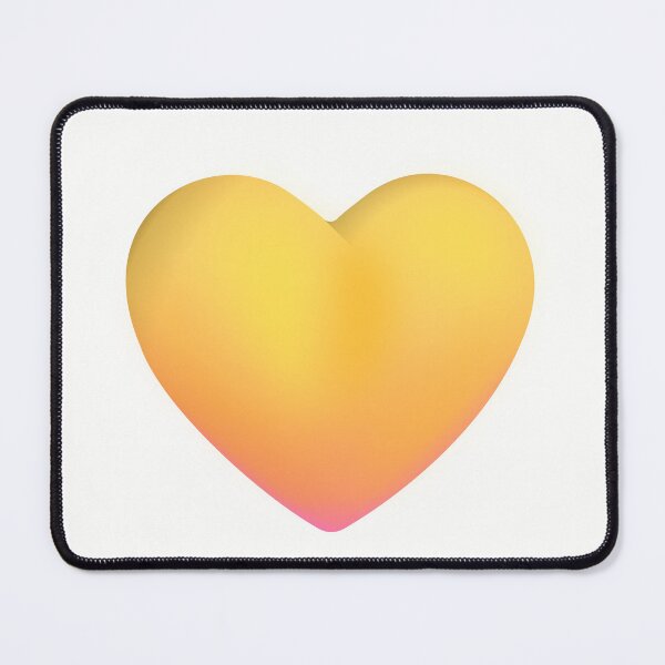 Item preview, Yellow Heart Emoji - optimized designed and sold by abroadDesigns.
