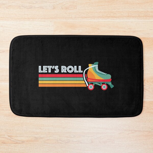 Item preview, Let's Roll Retro Vintage Skate. 70s 80s 90s. designed and sold by MamaNeeaDesigns.