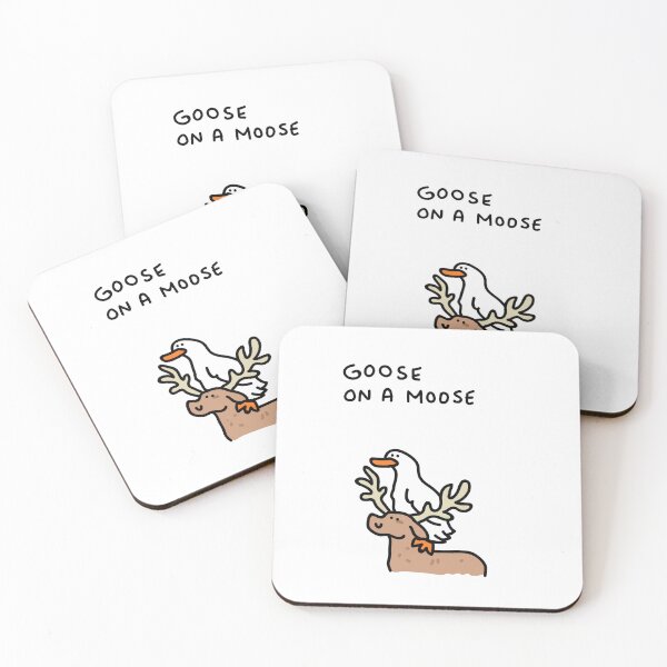 Item preview, goose on a moose designed and sold by TeaBag114.