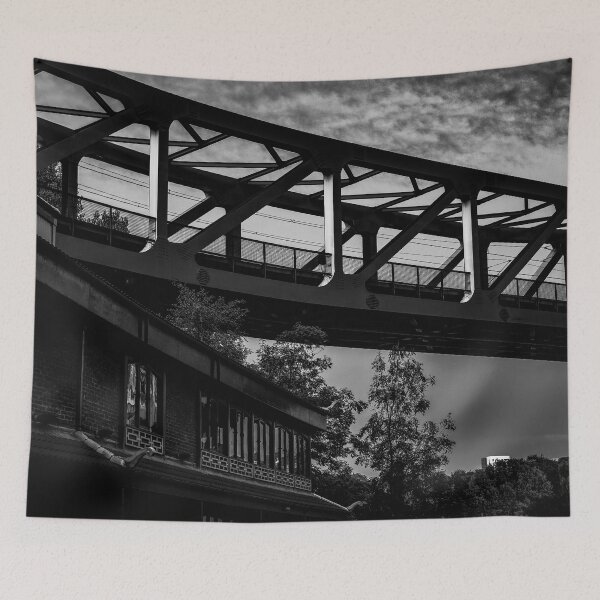 Item preview, Monochrome Queen Elizabeth II Bridge  designed and sold by axp7884.