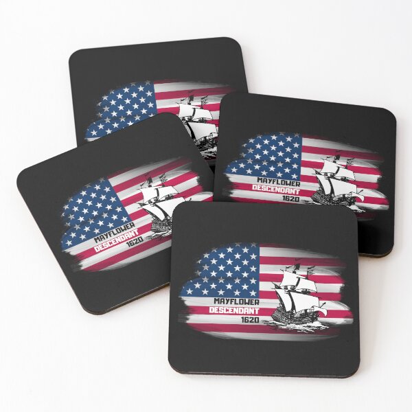Item preview, Mayflower Descendant American Flag designed and sold by nquestiaa.