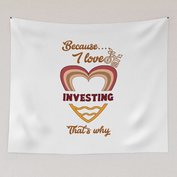 Item preview, Because I love investing, that's why... designed and sold by Chakilogy.