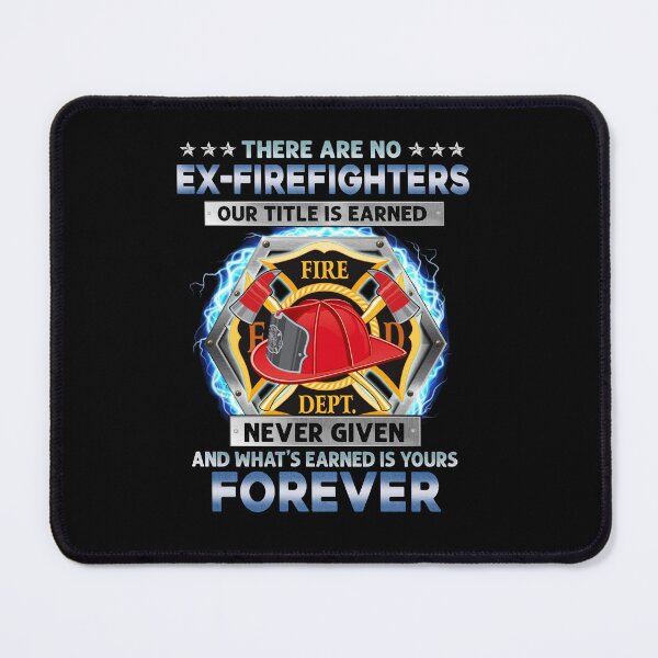 Item preview, There are no ex firefighters our title is earned fireman funny vintage  designed and sold by beckadamr.