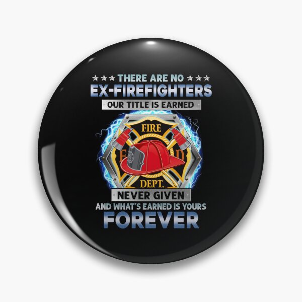 Item preview, There are no ex firefighters our title is earned fireman funny vintage  designed and sold by beckadamr.