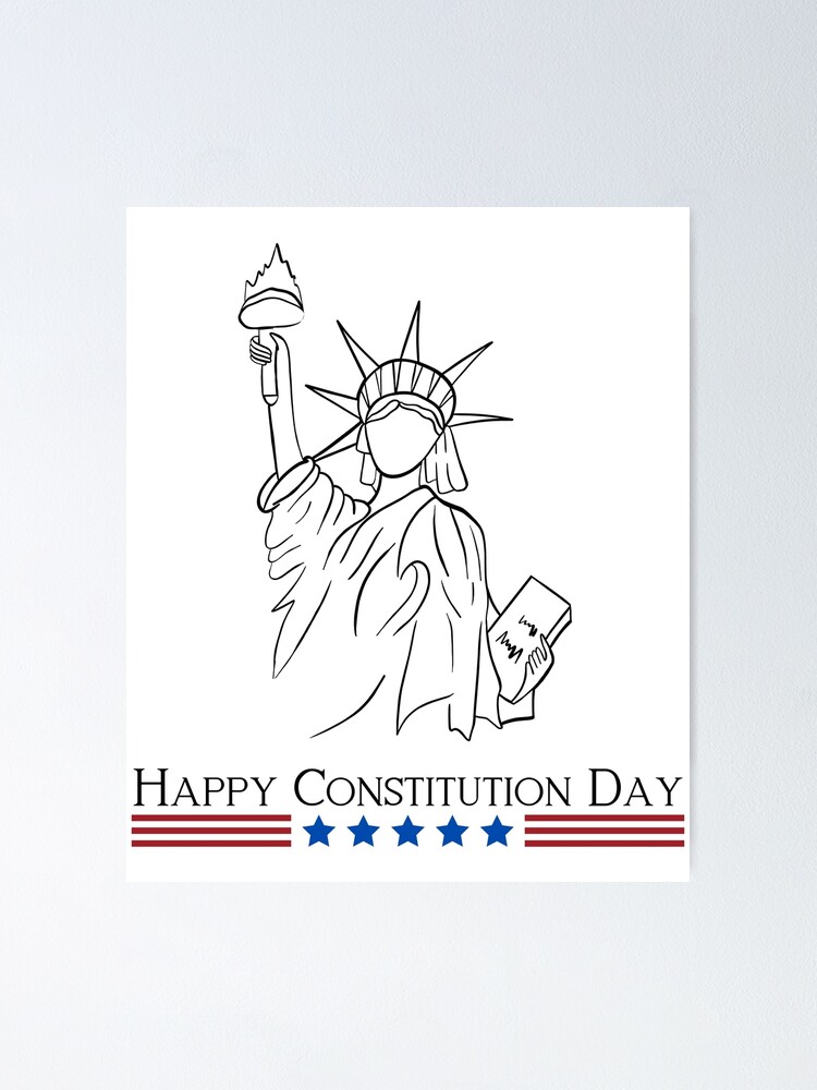 Constitution Day in United States is Celebrated in September 17. Patriotic  Banner, Poster, Vector Stock Vector - Illustration of blue, typography:  195003963
