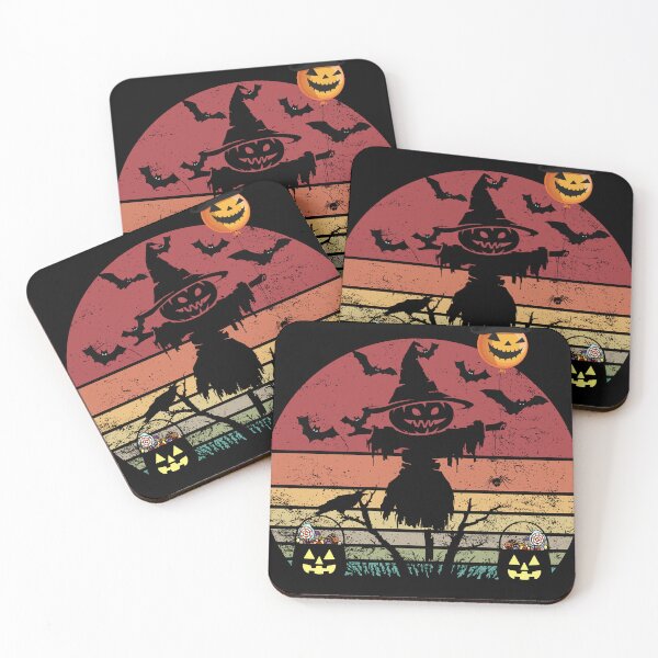 Item preview, Retro Sunset, Scarecrow, Halloween Balloon designed and sold by ORA_ORA.