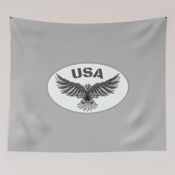 Item preview, USA Eagle Flag (Oval) designed and sold by EverLife.