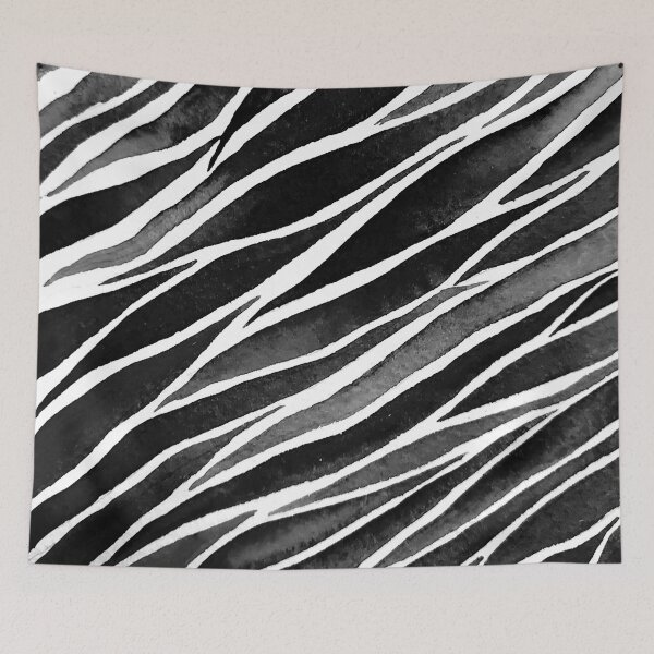 Item preview, Zebra Stripes designed and sold by Cobalt Blue Watercolors.