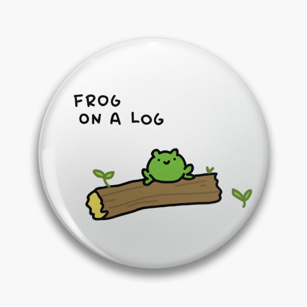 Item preview, frog on a log designed and sold by TeaBag114.