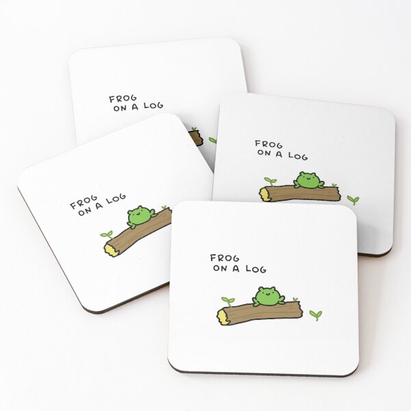 Item preview, frog on a log designed and sold by TeaBag114.