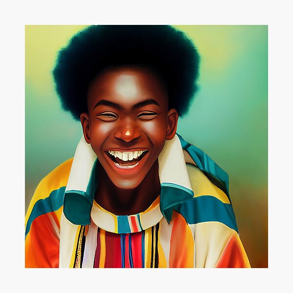 Black Boy Joy, Black Art, Black Art, Happy Smiling Boys, African American  Art, Melanin Art, Home Decor,custom-made Painting 