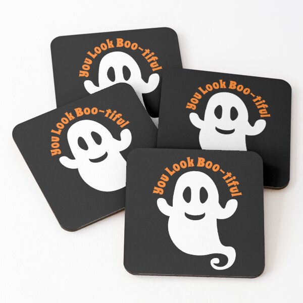 Item preview, You Look Boo-tiful Cute Halloween Ghost designed and sold by PeachesMommy.