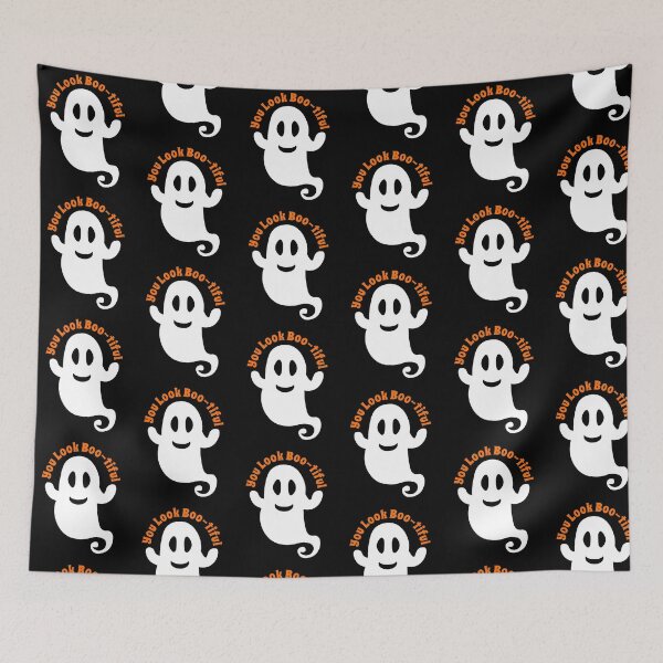 Item preview, You Look Boo-tiful Cute Halloween Ghost designed and sold by PeachesMommy.