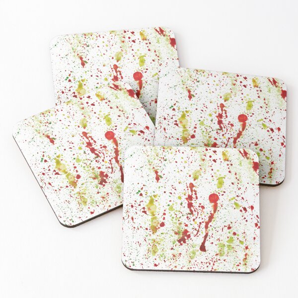 Item preview, Green and Orange Pointilist Pattern designed and sold by Mircea Boboc.